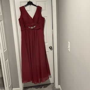 Floor length prom gown